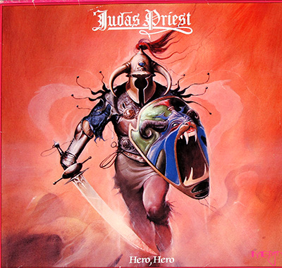 JUDAS PRIEST - Hero, Hero album front cover vinyl record